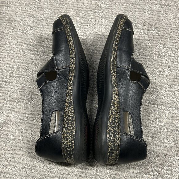 Rieker Daisy Shoes Women's 39 US 8 Mary Jane Antistress Leather Black Strappy - Picture 8 of 10